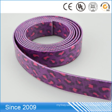 High quality pvc coated recycle custom printed woven webbing for pet collar